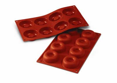 Silikomart SF011 Medium Savarin Professional Silicon Mould by Home Chocolate Factory - professional pastry and chocolate equipment