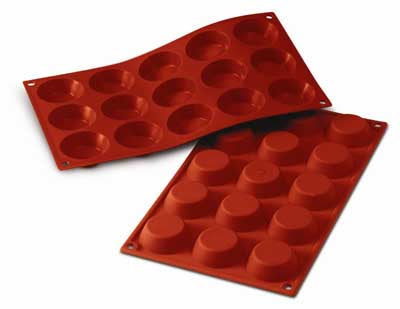 Silikomart SF014 Tartelletes Professional silicon Mould by Home Chocolate Factory - professional pastry and chocolate equipment