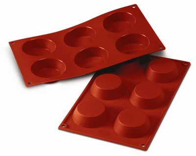 Silikomart SF016 Tartelletes Professional Silicon Mould by Home Chocolate Factory - professional pastry and chocolate equipment