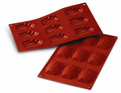 Silikomart SF032 Madelaine Professional Silicon Mould by Home Chocolate Factory - professional pastry and chocolate equipment