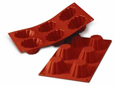 Silikomart SF034 Briochette Professional Silicon Mould by Home Chocolate Factory - professional pastry and chocolate equipment