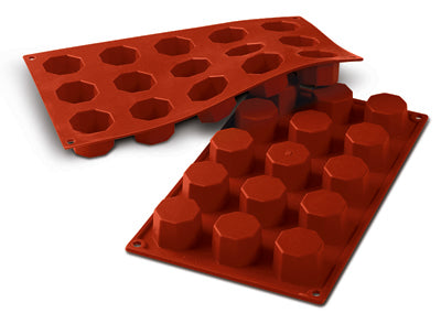 Silikomart SF037 Octagon Professional Silicon Mould by Home Chocolate Factory - professional pastry and chocolate equipment