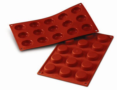 Silikomart SF043 Mini Flan Professional Silicon Mould by Home Chocolate Factory - professional pastry and chocolate equipment