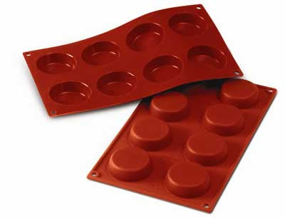 Silikomart SF045 Medium Flan Professional Silicon Mould by Home Chocolate Factory - professional pastry and chocolate equipment