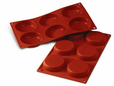 Silikomart SF047 Extra Large Flan Professional Silicon Mould by Home Chocolate Factory - professional pastry and chocolate equipment