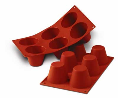 Silikomart SF052 Extra Large Muffin Professional Silicon Mould by Home Chocolate Factory - professional pastry and chocolate equipment