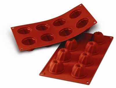Silikomart SF057 Small Gugelhopf Professional Silicon Mould by Home Chocolate Factory - professional pastry and chocolate equipment
