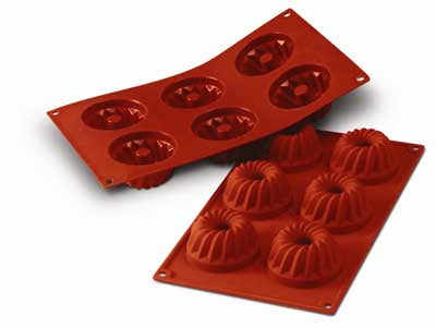 Silikomart SF058 Gugelhopf Professional Silicon Mould by Home Chocolate Factory - professional pastry and chocolate equipment