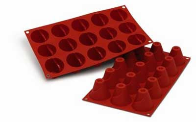 Silikomart SF094 Medium Vulcano Professional Silicon Mould by Home Chocolate Factory - professional pastry and chocolate equipment