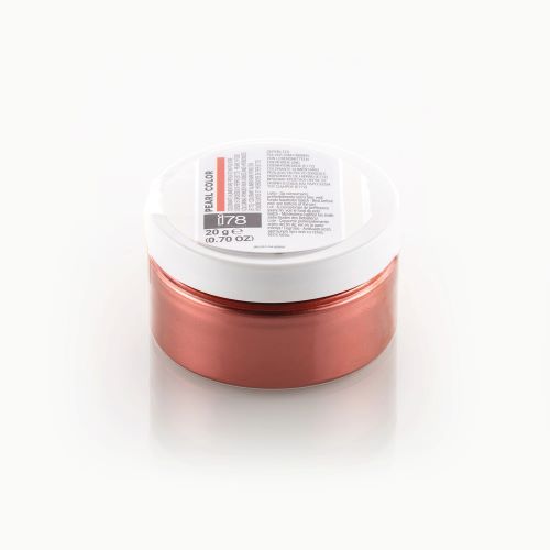 Silikomart i78 Red Pearl Azo-Free Food Grade Colouring Powder - 20 g by Home Chocolate Factory - professional pastry and chocolate equipment