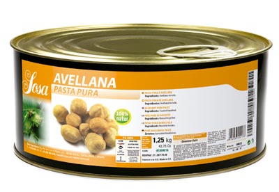 SOSA Pure Toasted Hazelnut Paste (1kg) by Home Chocolate Factory - professional pastry and chocolate equipment