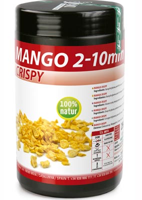 SOSA Freeze Dried Mango Crispy (250g) by Home Chocolate Factory - professional pastry and chocolate equipment