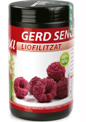SOSA Whole Freeze Dried Raspberry (75g) by Home Chocolate Factory - professional pastry and chocolate equipment