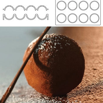 Pavoni 55mm Sphere Professional Silicon Mould Set by Home Chocolate Factory - professional pastry and chocolate equipment