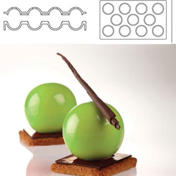 Pavoni 45mm Sphere Professional Silicon Mould Set by Home Chocolate Factory - professional pastry and chocolate equipment