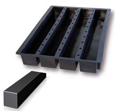 Silikomart 50 x 7 Tronco 60:40 Professional Silicon Mould by Home Chocolate Factory - professional pastry and chocolate equipment