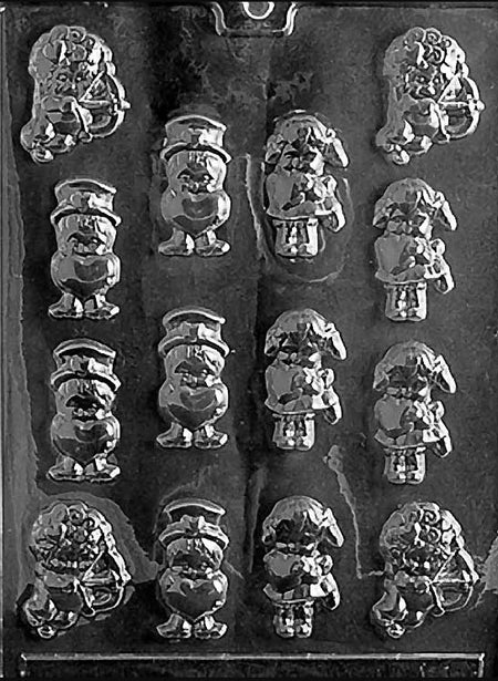 Cupid Assortment Chocolate Mould by Home Chocolate Factory - professional pastry and chocolate equipment