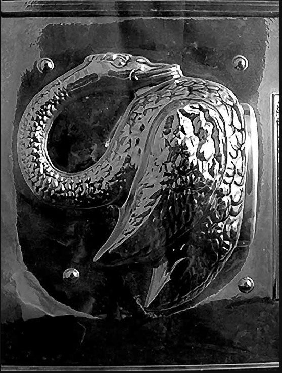Swan Chocolate Mould - Part 2 by Home Chocolate Factory - professional pastry and chocolate equipment