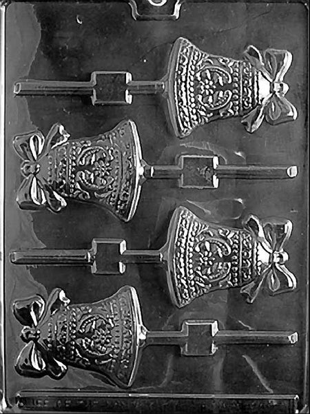 Bell Lollipop Chocolate Mould by Home Chocolate Factory - professional pastry and chocolate equipment